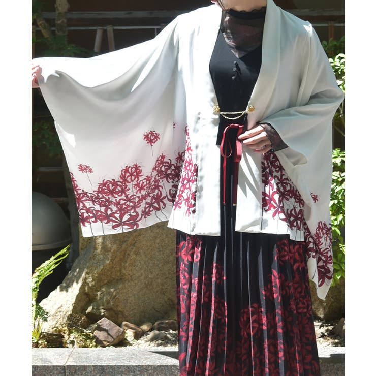 彼岸花柄羽織[品番：IGAW0006718]｜axes femme（アクシーズ
