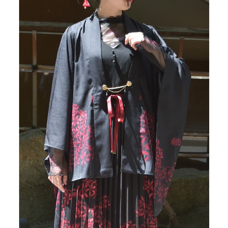 彼岸花柄羽織 | axes femme | 詳細画像12 