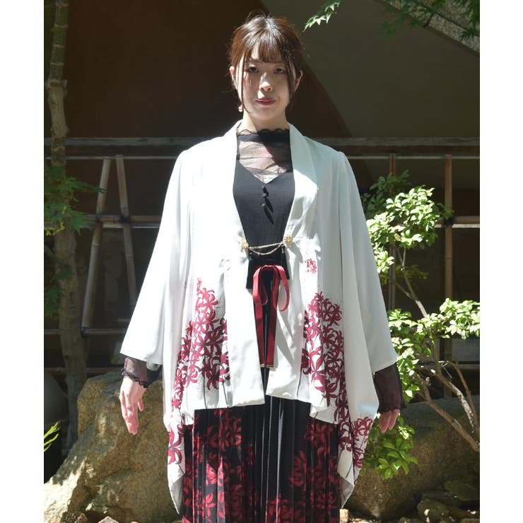 彼岸花柄羽織 | axes femme | 詳細画像4 