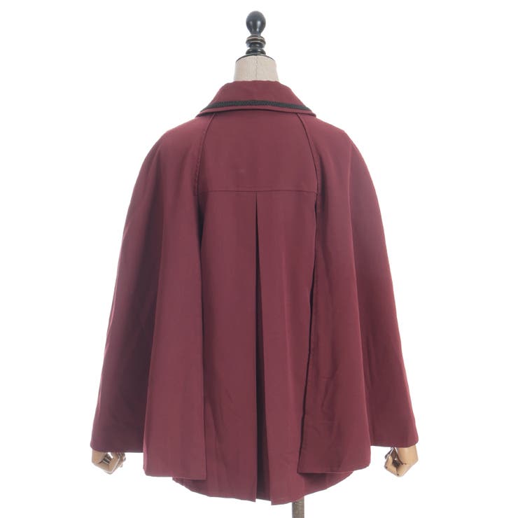 クロス刺繍ケープコート | axes femme | 詳細画像10 