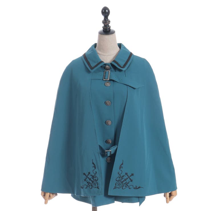 クロス刺繍ケープコート | axes femme | 詳細画像24 