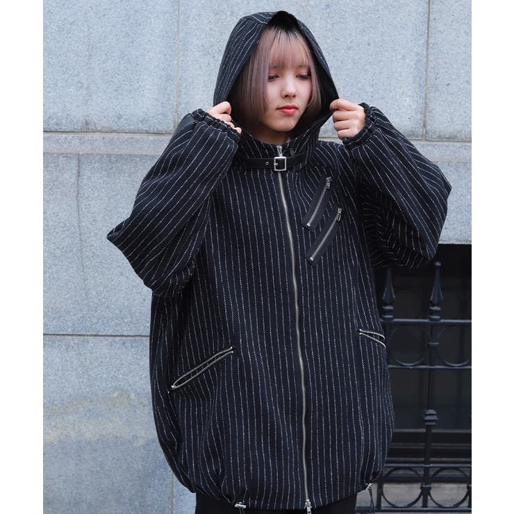 ベルトデザインモッズコート | axes femme | 詳細画像10 