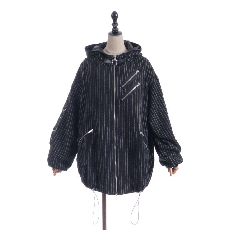 ベルトデザインモッズコート | axes femme | 詳細画像17 