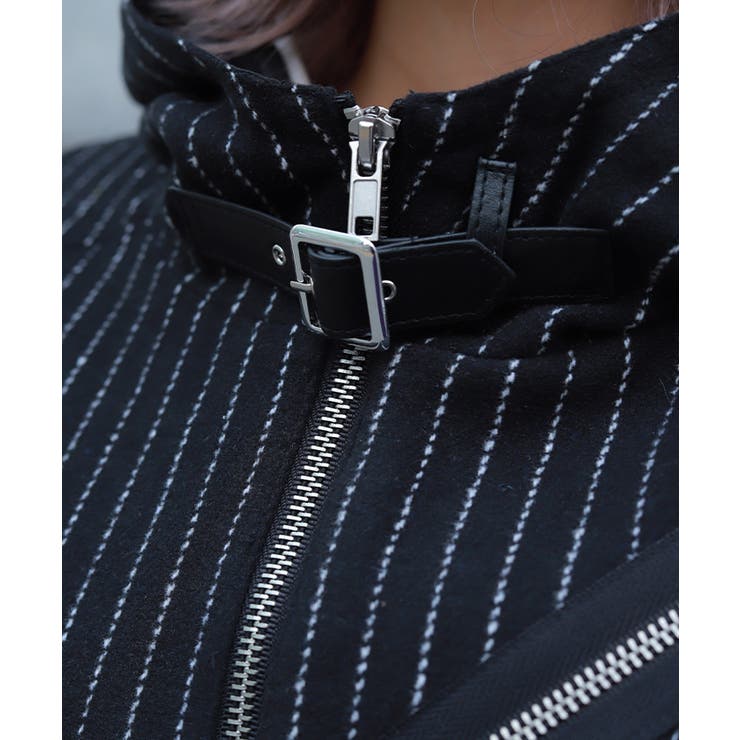 ベルトデザインモッズコート | axes femme | 詳細画像5 