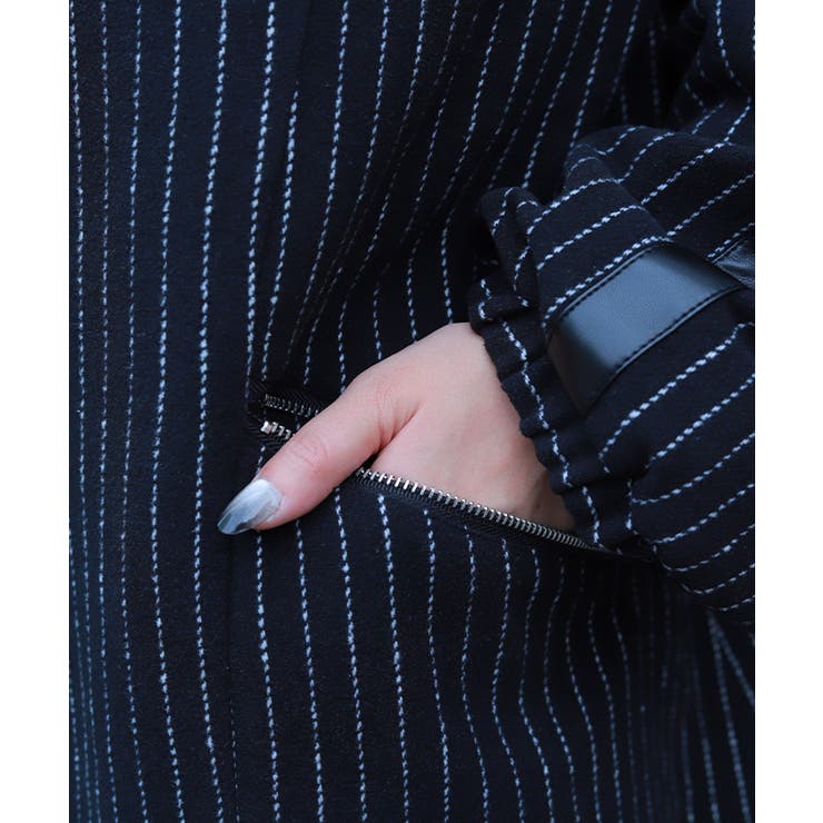 ベルトデザインモッズコート | axes femme | 詳細画像7 