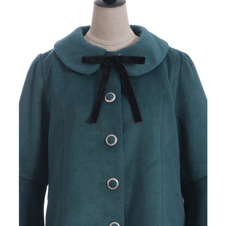 ベルスリーブＡラインコート | axes femme | 詳細画像11 