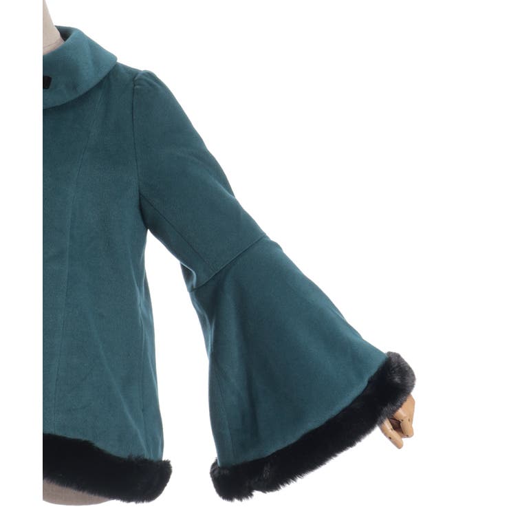 ベルスリーブＡラインコート | axes femme | 詳細画像15 