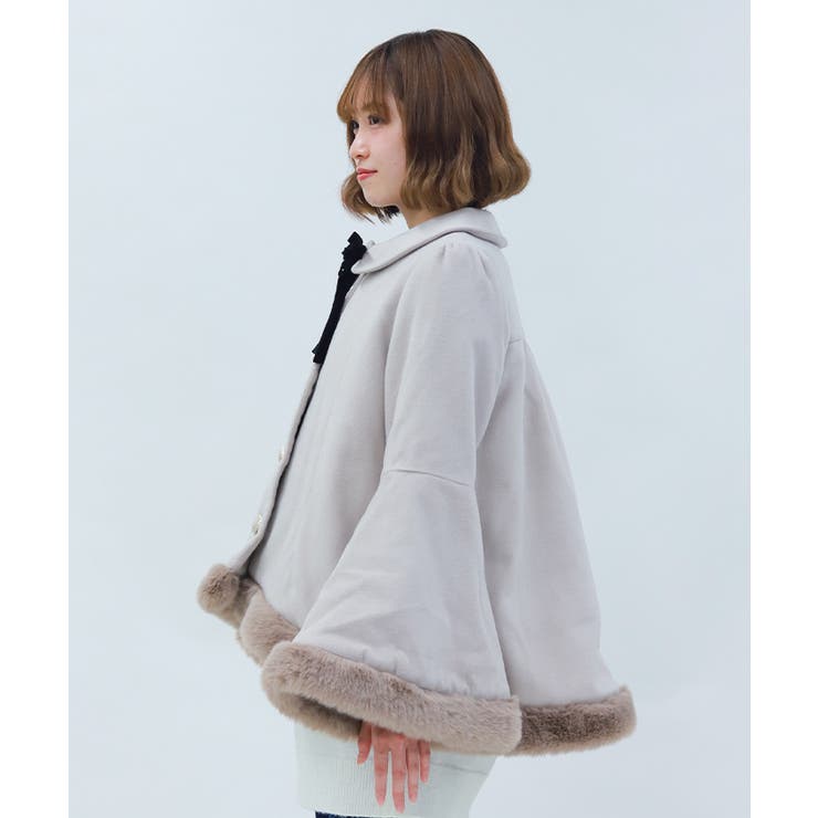 ベルスリーブＡラインコート | axes femme | 詳細画像2 