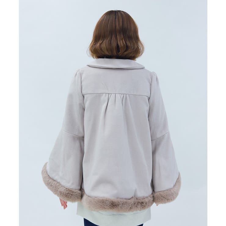 ベルスリーブＡラインコート | axes femme | 詳細画像3 