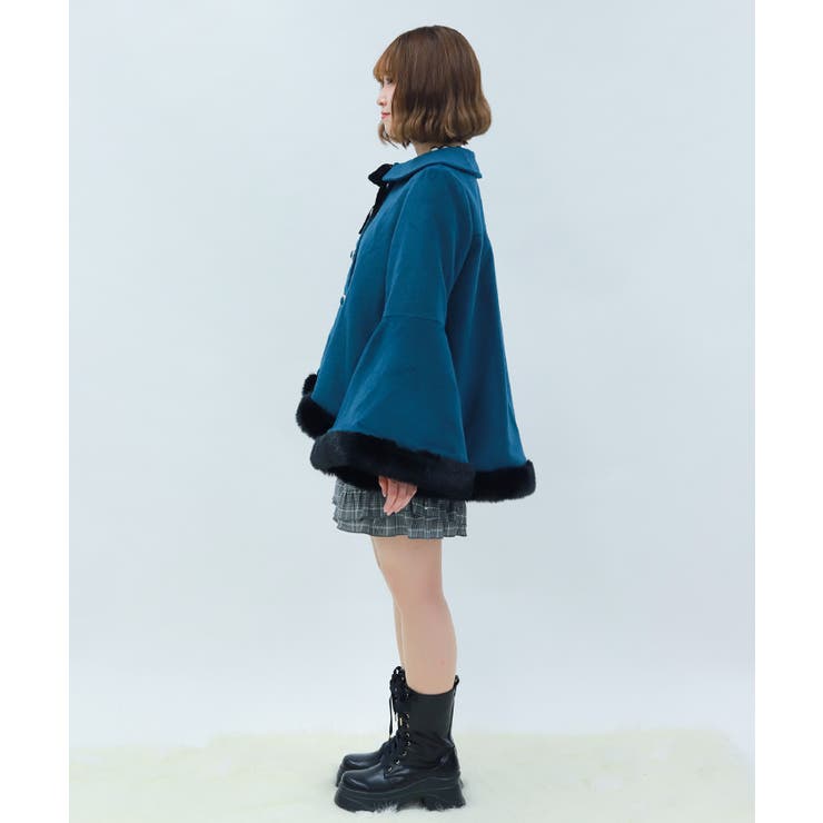 ベルスリーブＡラインコート | axes femme | 詳細画像6 