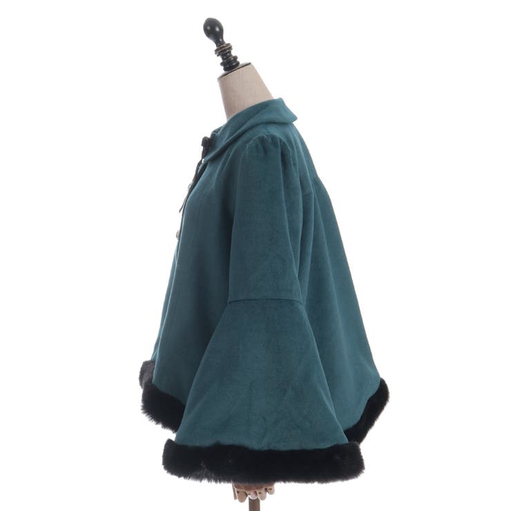 ベルスリーブＡラインコート | axes femme | 詳細画像9 