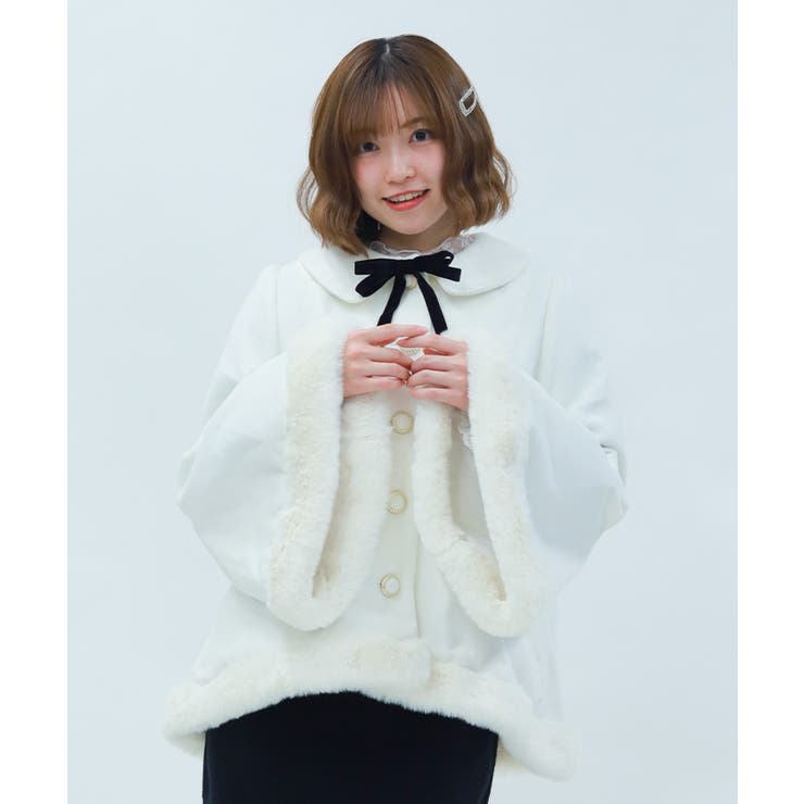 生成り | ベルスリーブＡラインコート | axes femme