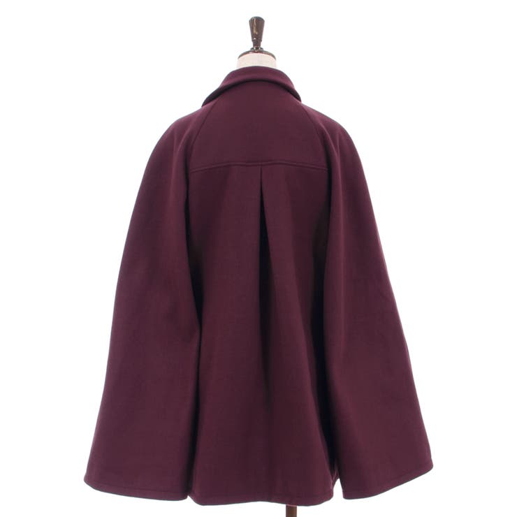 axes femme アクシーズファム アウター ケープコート ブラウン