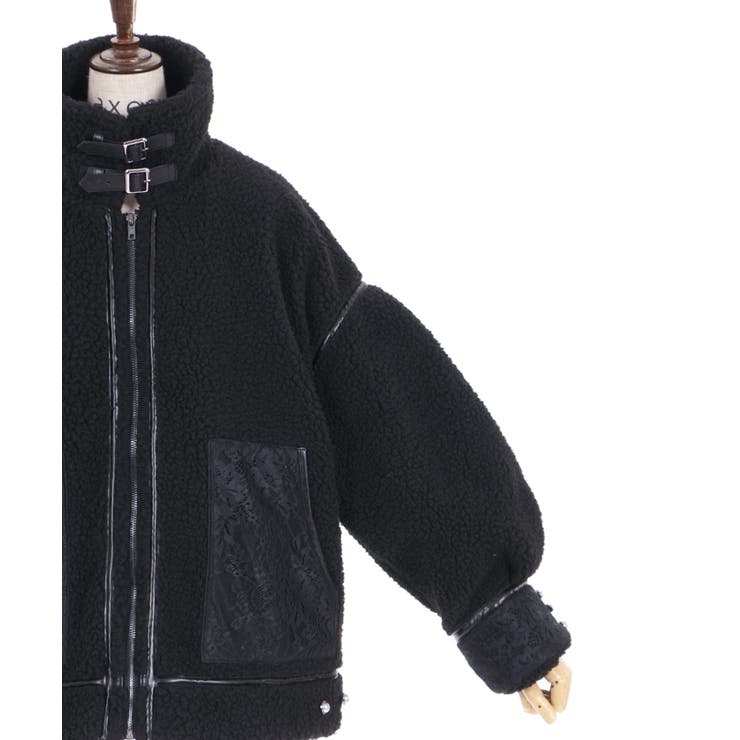 MAー1風ボアコート[品番：IGAW0002475]｜axes femme