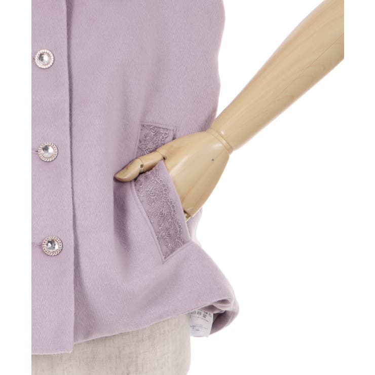 ショート丈オーバーコート[品番：IGAW0002525]｜axes femme