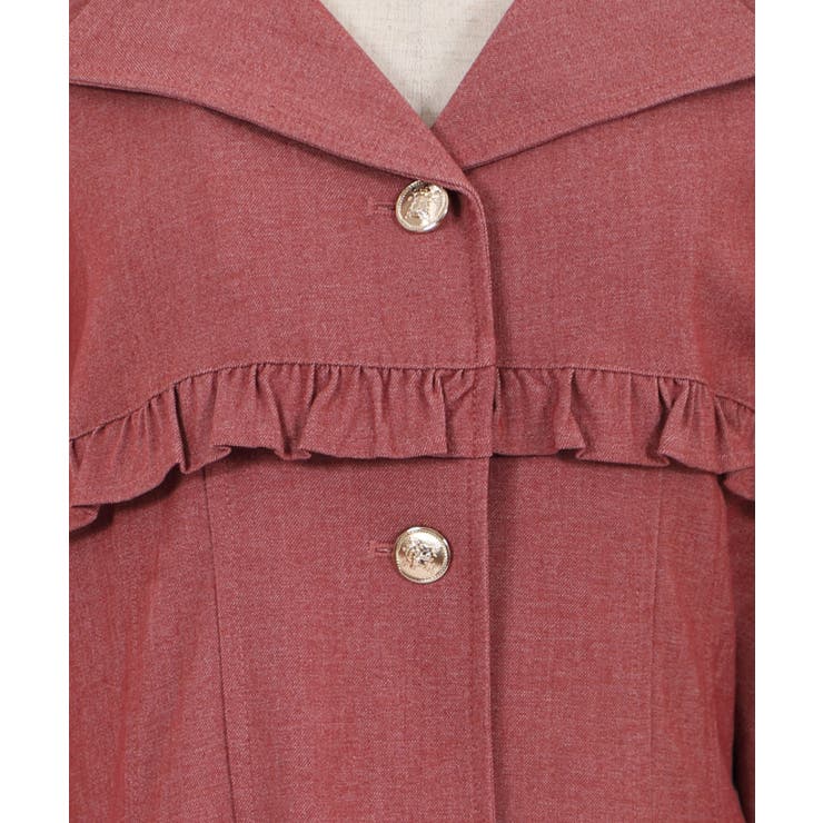 バックレースアップコート[品番：IGAW0002244]｜axes femme