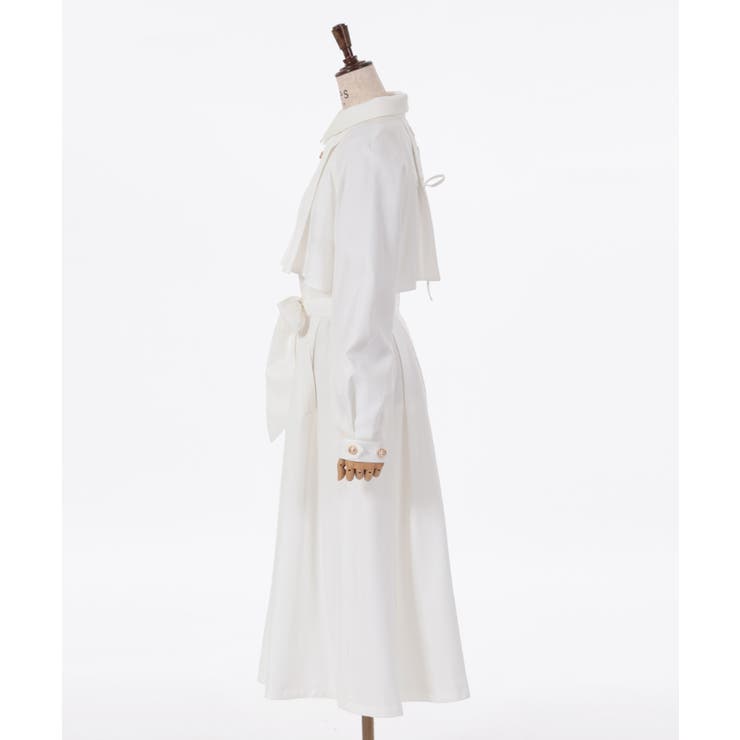 後レースアップトレンチコート[品番：IGAW0004694]｜axes femme