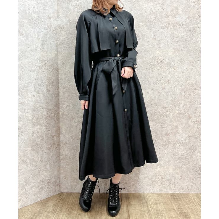 後レースアップトレンチコート[品番：IGAW0004694]｜axes  femme（アクシーズファム）のレディースファッション通販｜SHOPLIST（ショップリスト）