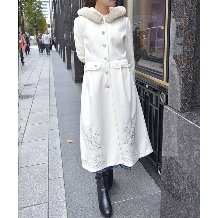 ✨完売品✨ ADEAM フォクシー トリミングベルテッドコート S