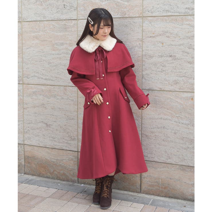 ケープセットバッスルコート | axes femme | 詳細画像1 