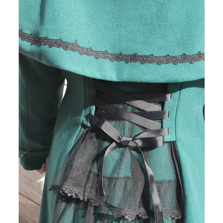 ケープセットバッスルコート | axes femme | 詳細画像13 