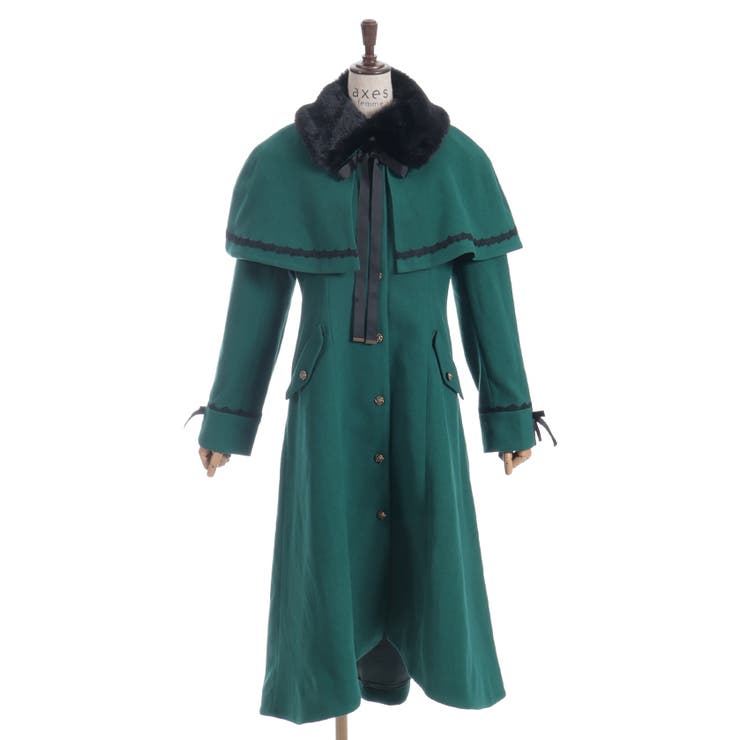 ケープセットバッスルコート | axes femme | 詳細画像17 