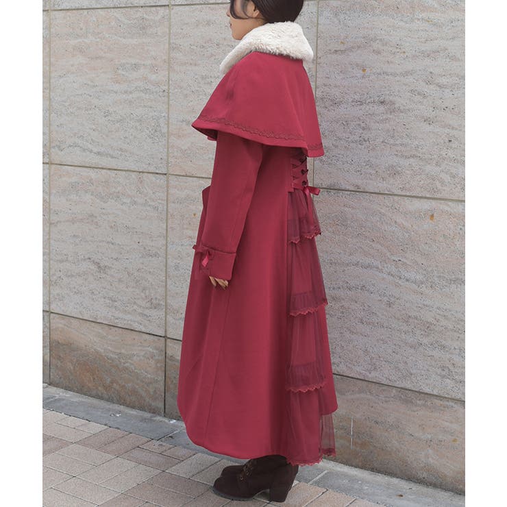 ケープセットバッスルコート | axes femme | 詳細画像2 