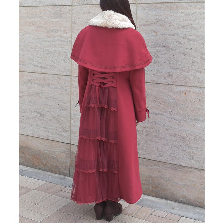 ケープセットバッスルコート | axes femme | 詳細画像3 