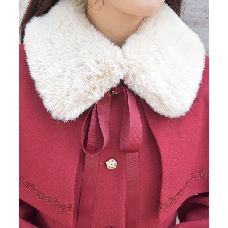 ケープセットバッスルコート | axes femme | 詳細画像5 