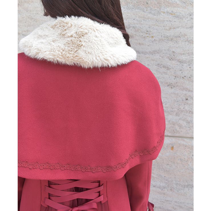 ケープセットバッスルコート | axes femme | 詳細画像7 