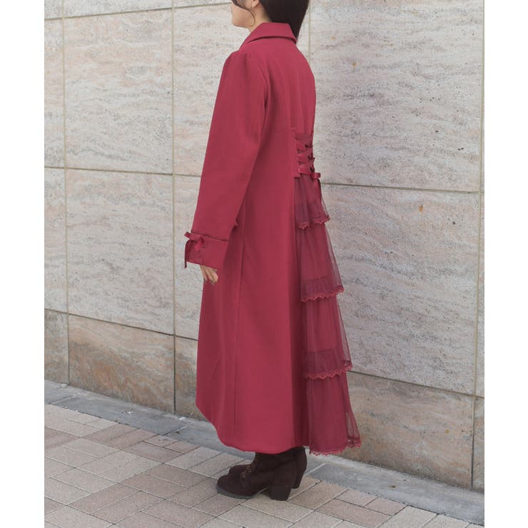 ケープセットバッスルコート | axes femme | 詳細画像8 