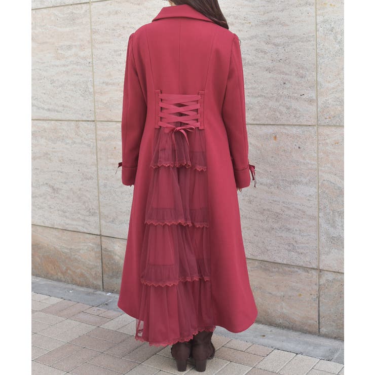 ケープセットバッスルコート | axes femme | 詳細画像9 