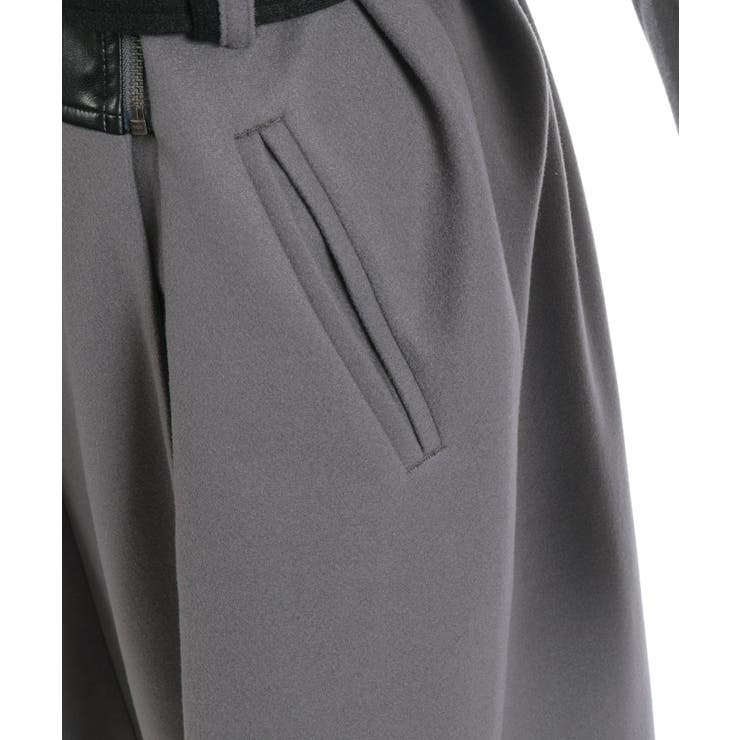 チェーン付異素材切替コート | axes femme | 詳細画像28 