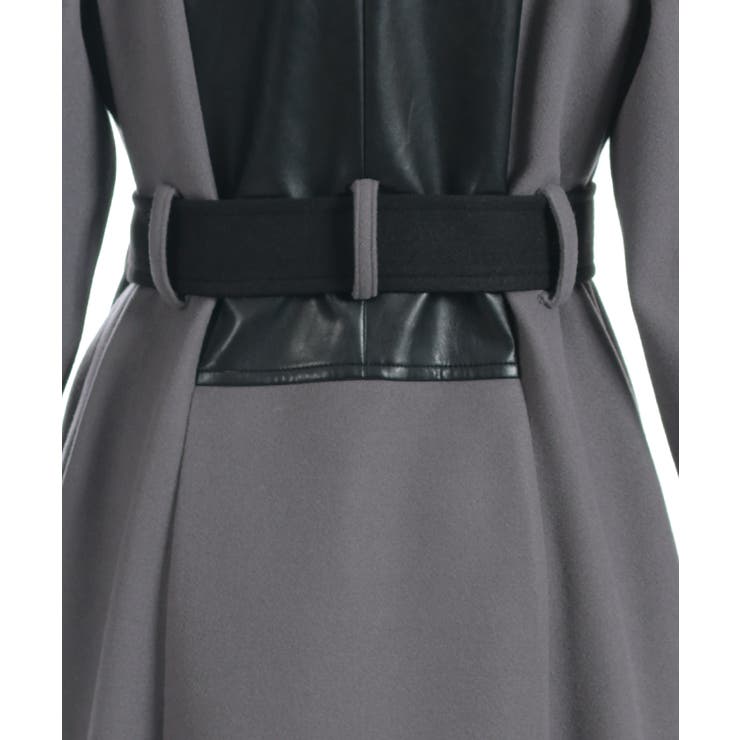 チェーン付異素材切替コート | axes femme | 詳細画像30 