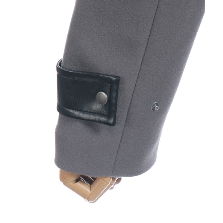 チェーン付異素材切替コート | axes femme | 詳細画像31 