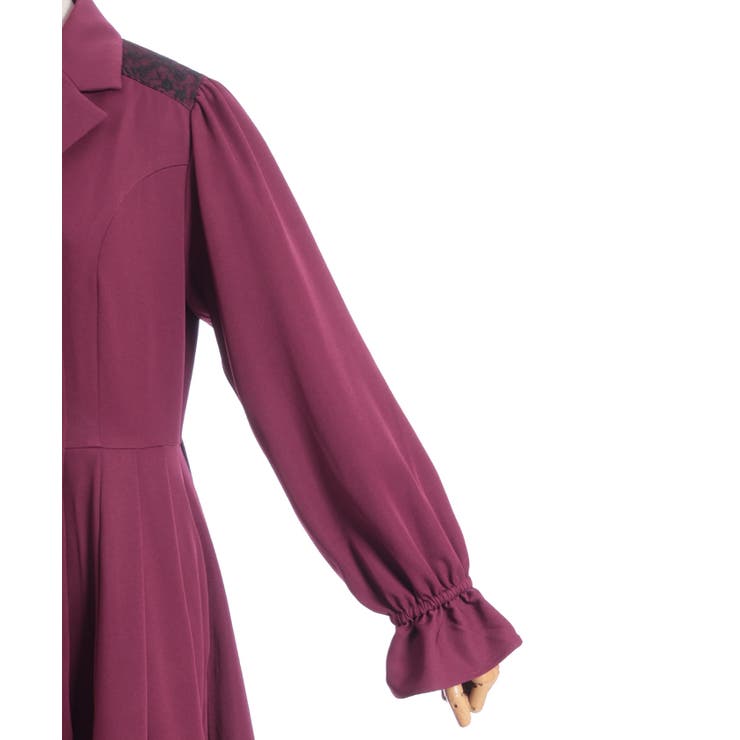 Wレースアップトレンチコート[品番：IGAW0006866]｜axes femme