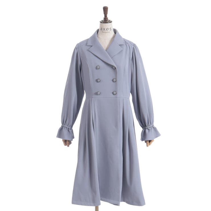 Wレースアップトレンチコート[品番：IGAW0006866]｜axes femme