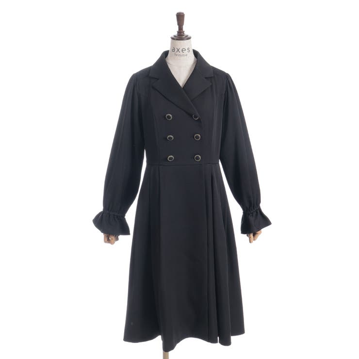 Wレースアップトレンチコート[品番：IGAW0006866]｜axes femme