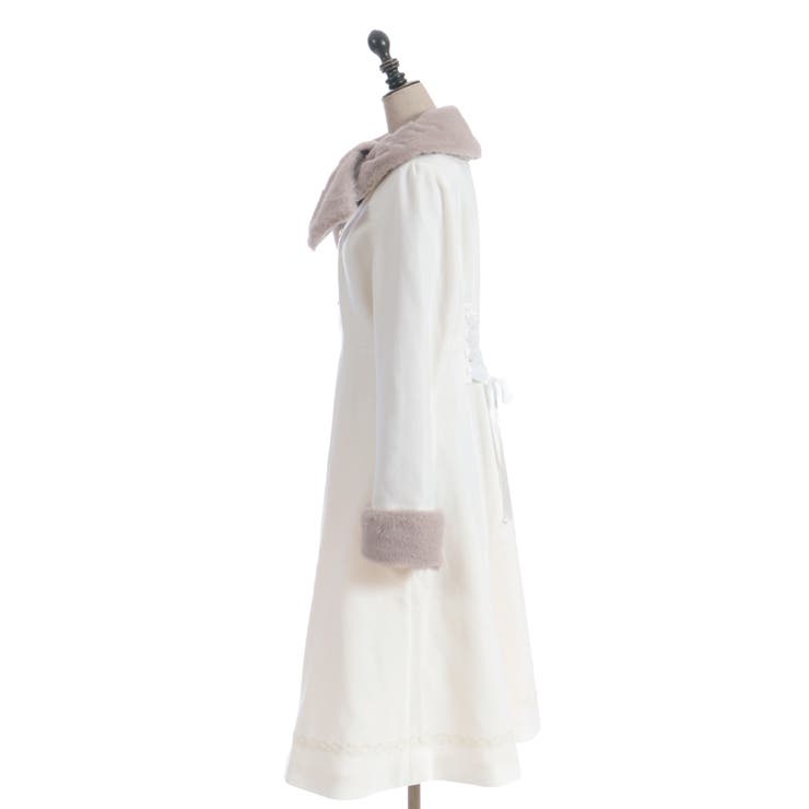 ファーティペ付ロングコート | axes femme | 詳細画像18 