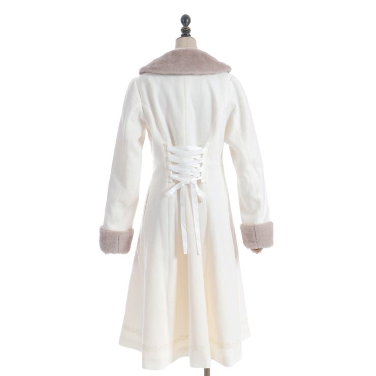 ファーティペ付ロングコート | axes femme | 詳細画像19 