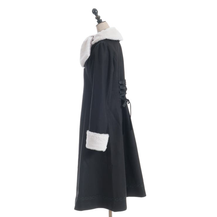 ファーティペ付ロングコート | axes femme | 詳細画像22 