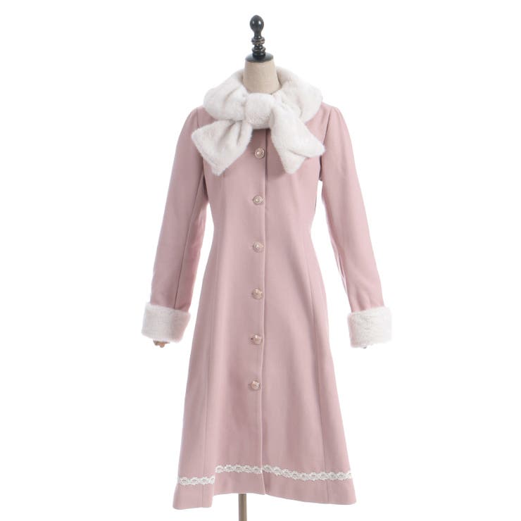 ファーティペ付ロングコート | axes femme | 詳細画像27 