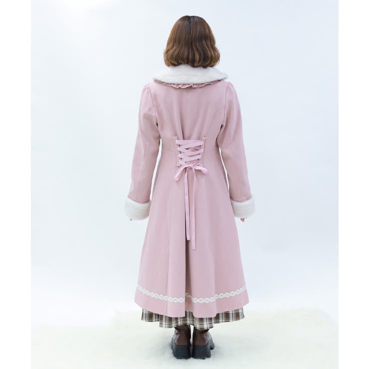 ファーティペ付ロングコート | axes femme | 詳細画像3 