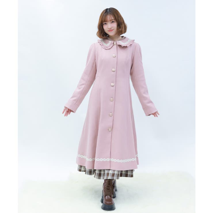 ファーティペ付ロングコート | axes femme | 詳細画像5 