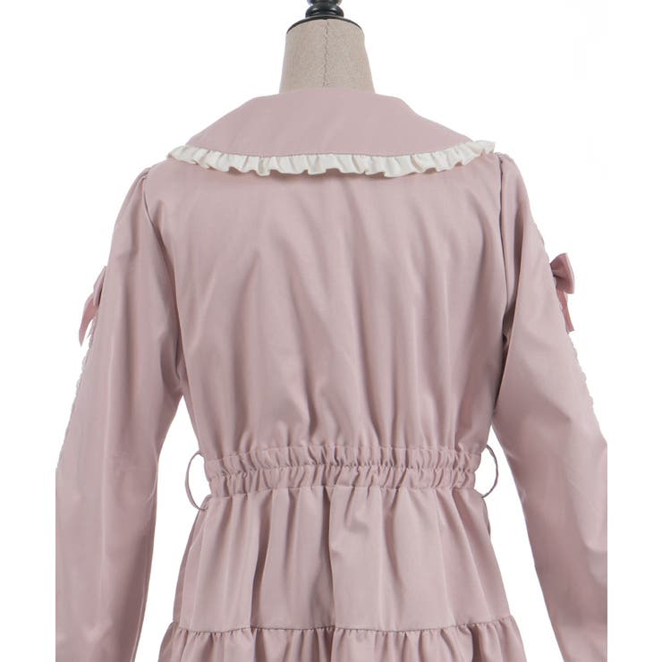 バイカラーワンピースコート | axes femme | 詳細画像13 