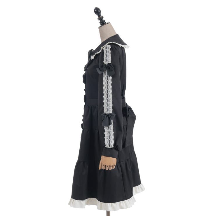 バイカラーワンピースコート | axes femme | 詳細画像24 