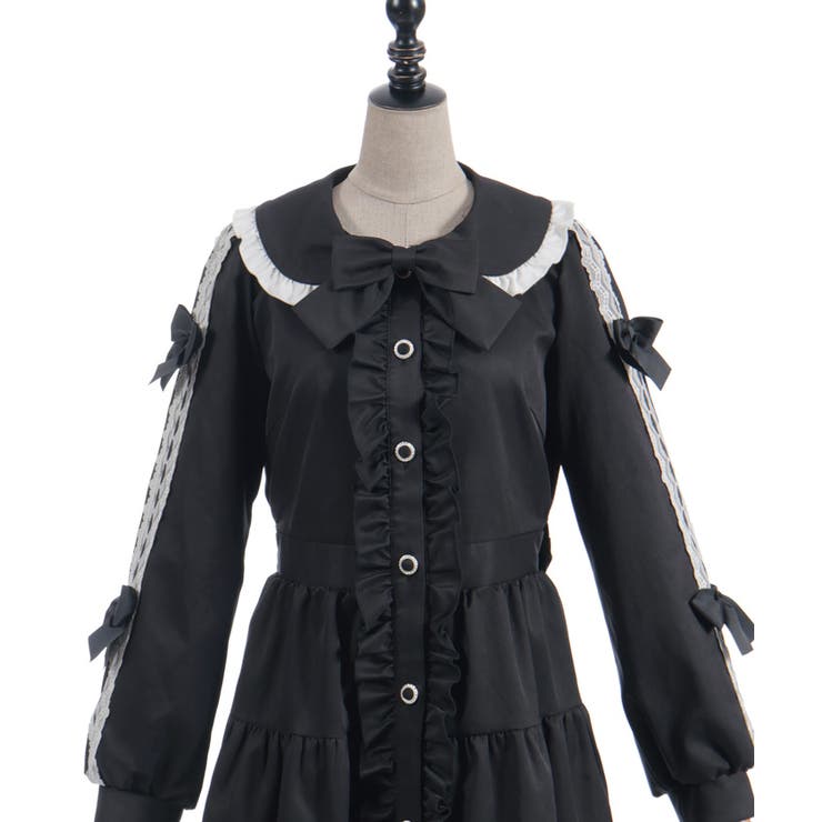 バイカラーワンピースコート | axes femme | 詳細画像26 