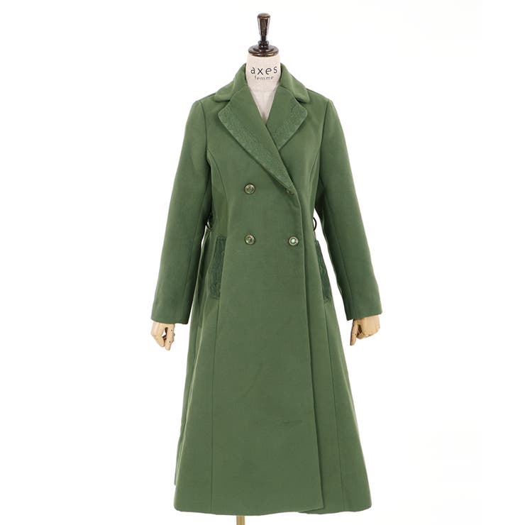 テーラー襟コート[品番：IGAW0001199]｜axes femme（アクシーズファム