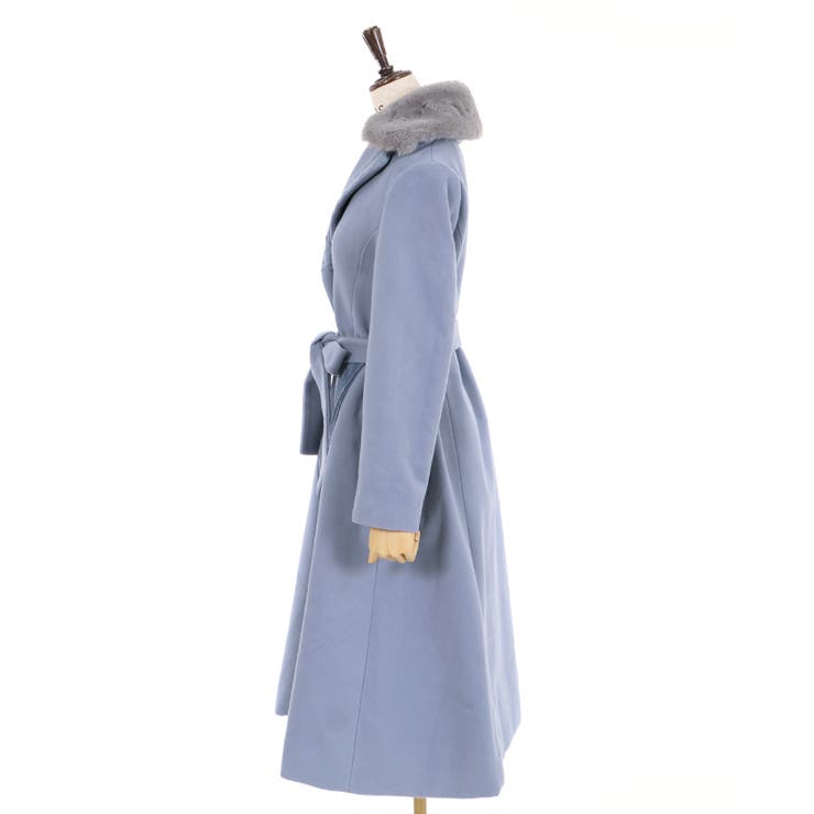 美品✨】 23区 Moessmer 25th 記念 ウールコート 黒寄りの紺色