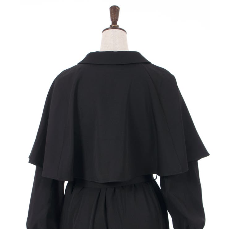 ケープ付インバネス風コート[品番：IGAW0003163]｜axes femme